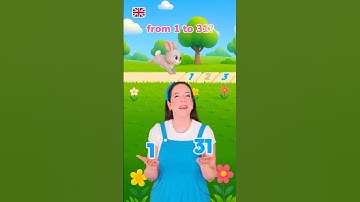 Let’s count by twos from 1 to 31 in English! 🇬🇧 #learning #kids  #numbers #odd #skipcounting #maths