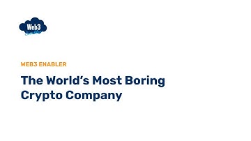Web3 Enabler - the Salesforce Crypto Company - Investment Opportunity