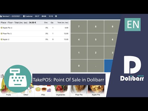 Tutorial 13 - EN - TakePOS, the Point Of Sale of Dolibarr ERP CRM