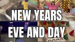 NEW YEARS EVE  AND DAY CELEBRATION VLOG  COOKING, OPENING GIFTS, PLAYING GAMES ENJOYING FAMILY TIME