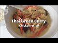 Thai green curry chicken recipe