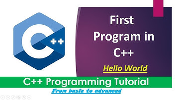 05. Lecture: First program in C++ | Hello World | C++ programming tutorial | English Subtitles
