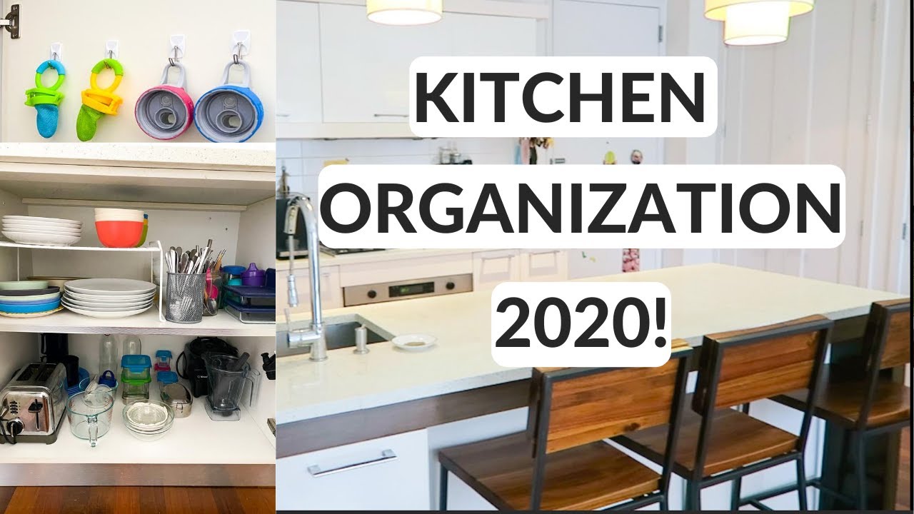 Small Apartment KITCHEN ORGANIZATION on a Budget 2020//Space-saving