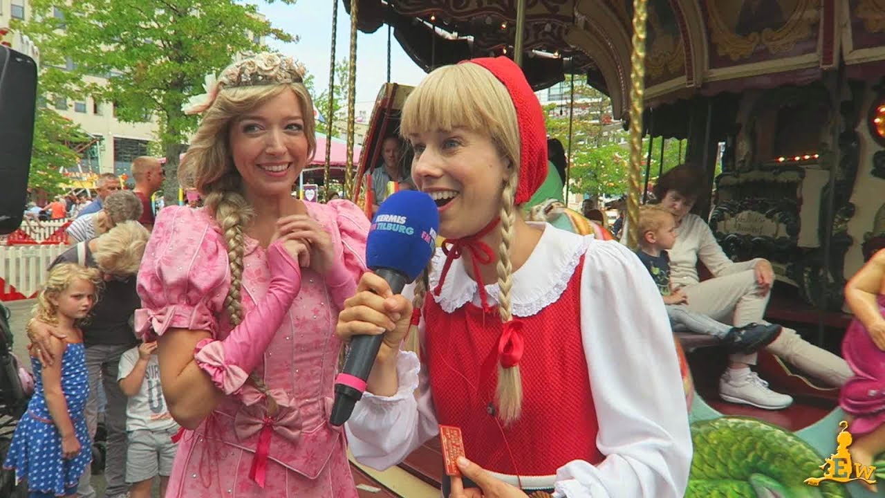 Roodkapje en Assepoester op de Tilburgse Kermis 2017 @Efteling