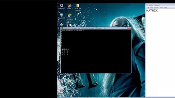 MATRIX  in Turbo C++