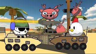 chicken vs pig war