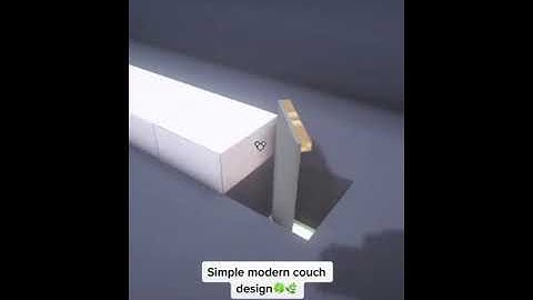 Simple modern couch design 🍀🌿