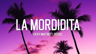Video thumbnail of "Ricky Martin - La Mordidita ft. Yotuel (Letra/Lyrics)"