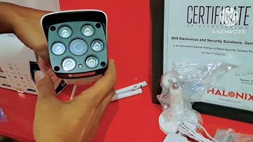 #halonix | #security | #cctvcamera | securCAM wifi bullet outdoor camera | part 2