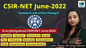 CSIR NET JUNE 2022 Complete Details | With New updates