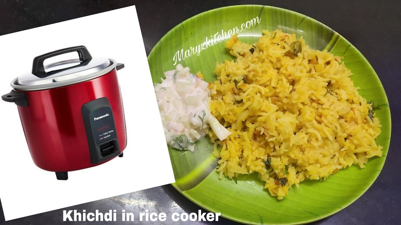 How To Make Dal Khichdi In Electric Rice Cooker /Dal Khichdi Cooked In Panasonic Rice Cooker/Rice