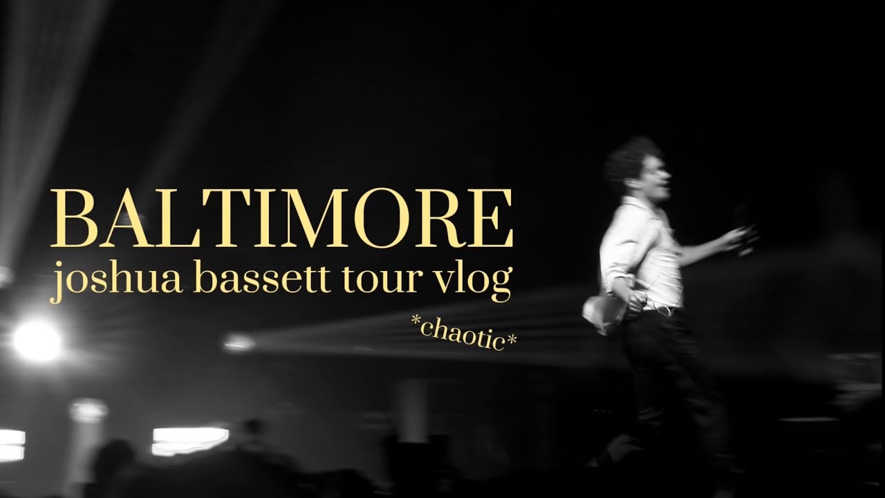 joshua bassett tour vlog