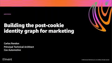 AWS re:Invent 2020: Building the post-cookie identity graph for marketing