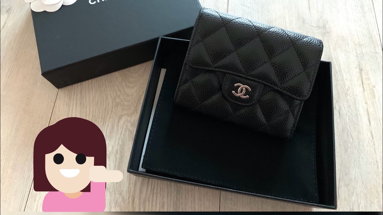 Unboxing Chanel Classic Small Wallet Price 950 YouTube