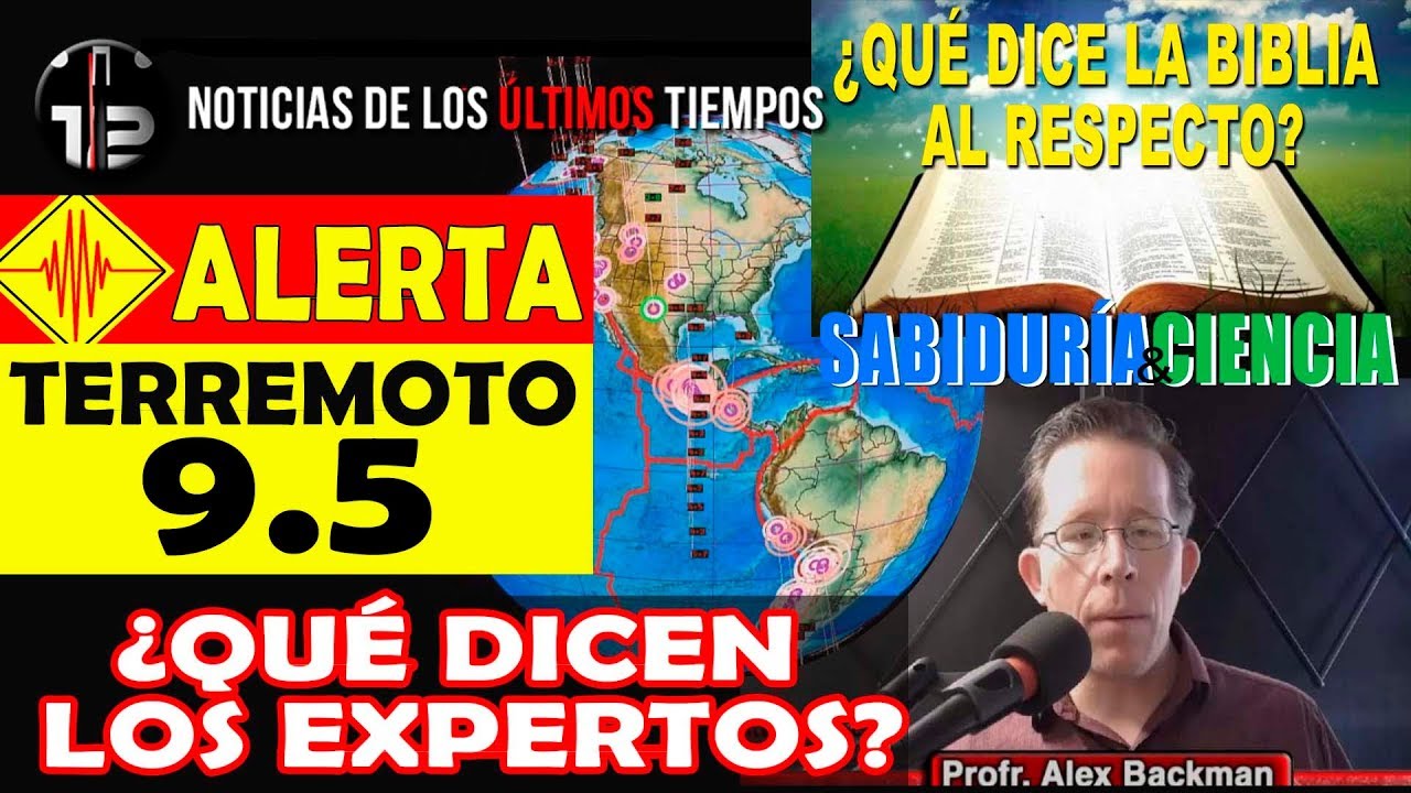 🔵 NOTICIA TERREMOTO 📢 POSIBLE 9 5 MEXICO CHILE PERU ESTADOS UNIDOS ...