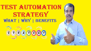 test automation strategy | what | why | benefits | testingshala