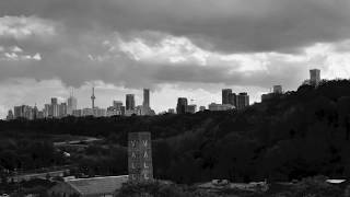 Time-Lapse | Two Sides | Toronto CN Tower - Skyline | Monochrome, Experimental