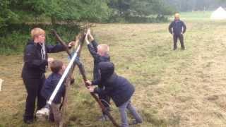Active Adventure Camps egg drop catapult