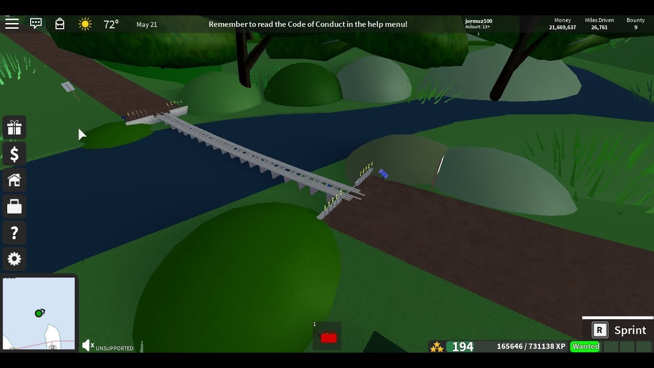Weight Limit 3 Tons Bridge And How To Go Thru It Roblox Ultimate Driving Pleasant - udu rp team roblox