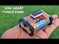Build a QC3 0 50W Smart Power Bank #reels #experiment #viral #diy #diyprojects #battery #innovation