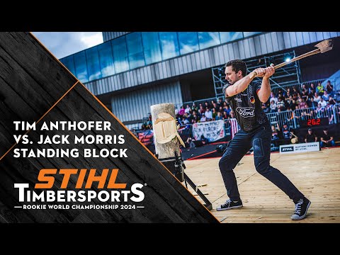 TIMBERSPORTS® Rookie Showdown Disaster: Tim Anthofer's Axe Breaks Mid-Heat Against Jack Morris!
