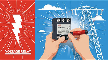 Overvoltage protection relay: connection and configuration step by step.