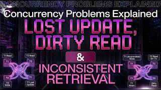 DBMS Lecture 23: Concurrency Problems Explained | Lost Update, Dirty Read & Inconsistent Retrieval