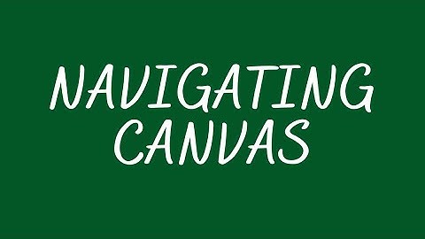 Navigating Canvas Math Class