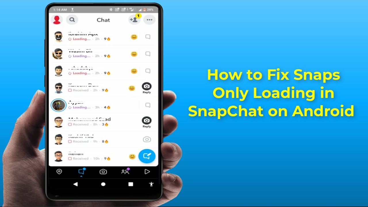 How to Fix Snaps isn’t Opening Only Loading on Android Device YouTube