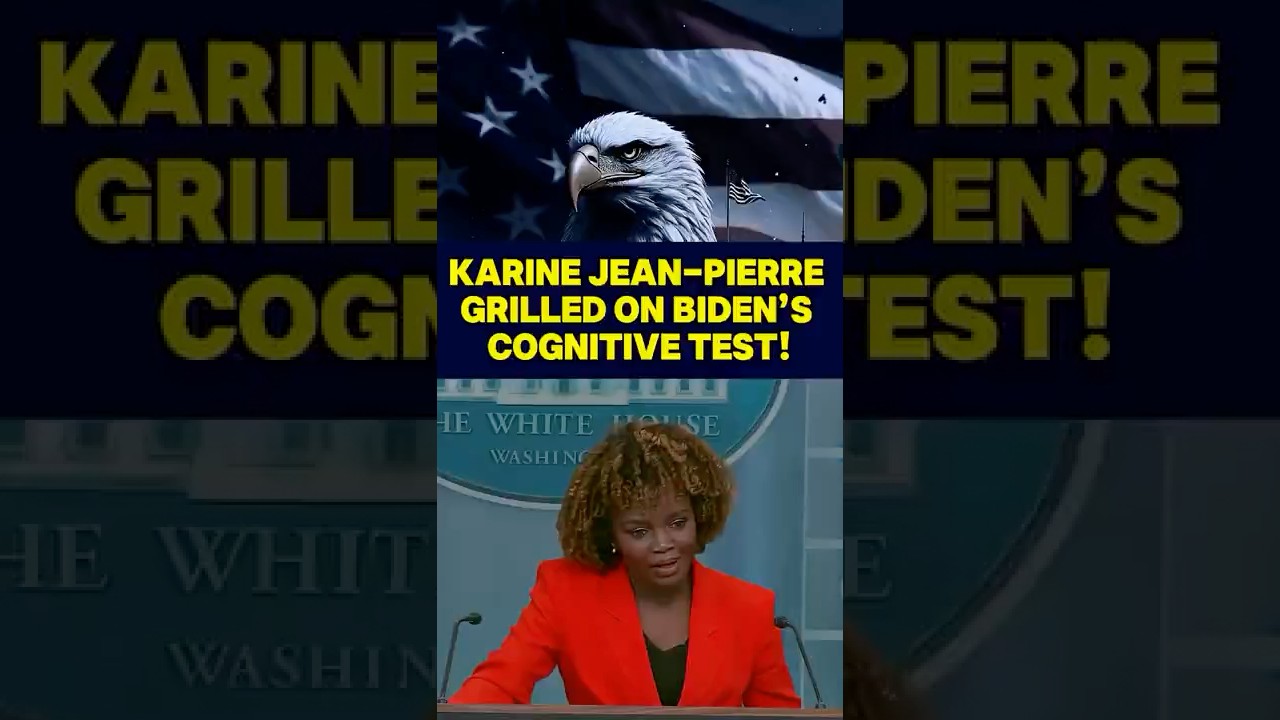 Карин Жан-Пьер подверглась жесткому допросу по поводу когнитивного теста Байдена! 🔥 