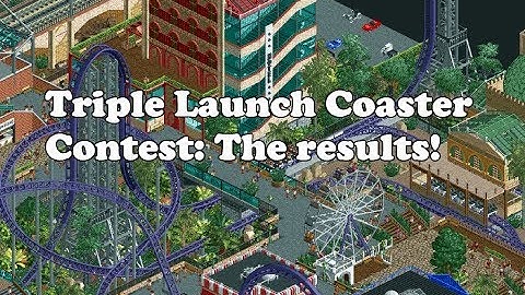 Triple Launch Coaster Contest - The Results!