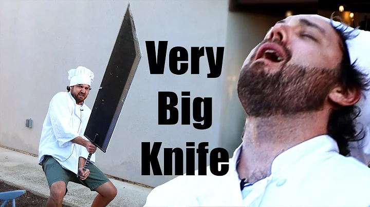 Cooking But The Knife Is Very Big