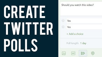 How To Make a Twitter Poll (Simple)