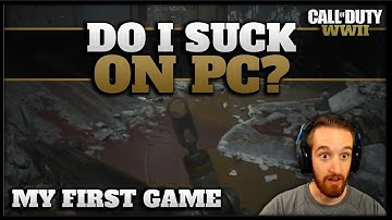 Can a Console Peasant Keep Up? |  My First Game of CoD on PC! (WW2 PC Beta)