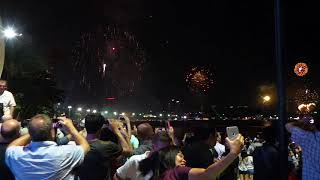 20171231 (1) Count down new year 2018 on the sea beach in Pattaya
