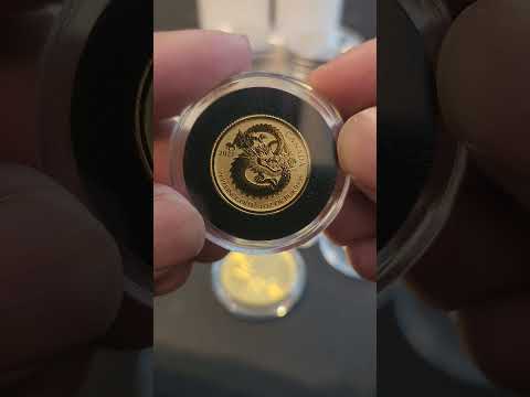 Gold Canadian Dragon Coin