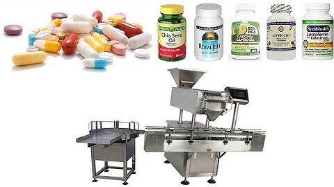 8 channel automatic capsule tablet counting filling machine manufacturer price China