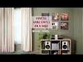 How to hang vinyl records on the wall damagefree