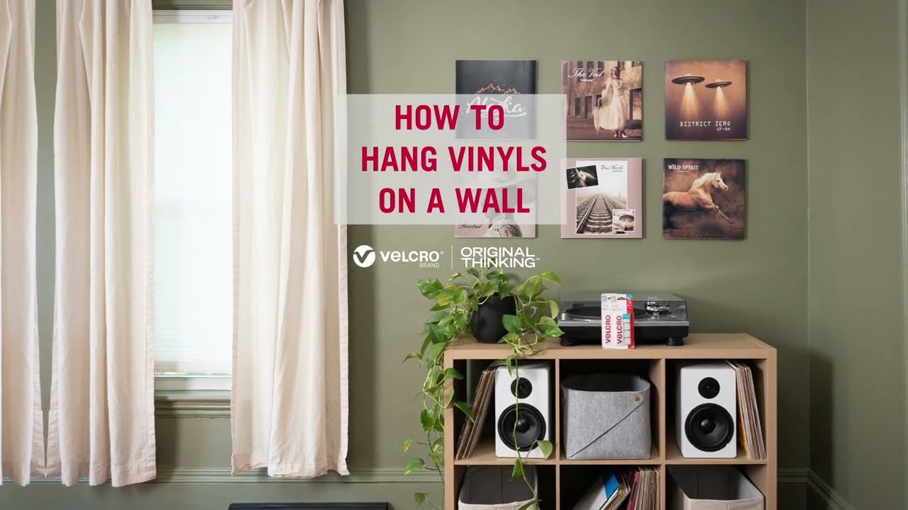 How to Hang Vinyl Records on the Wall