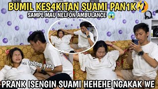 PRANK SUAMI PERUT BUMIL KONTR4KSI AUTO P4NIK DIA🤣