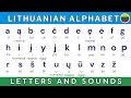LITHUANIAN ALPHABET: Lithuanian Letters and sounds - with pronunciation tips (Country names edition)