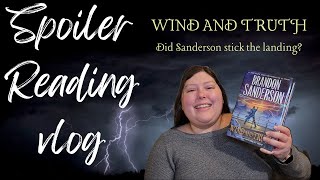 End of an era || Wind and Truth Spoiler-filled Reading Vlog