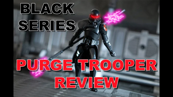 Star Wars 6" Black Series Gaming Greats Purge Trooper W/ Electrostaff Action Figure Review!
