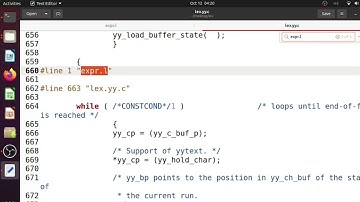 Hands on LEX (Beginner Level)--Part 6 Understanding lex.yy.c