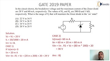 Voltage Regulator Numericals |  GATE Analog Circuits Session 1