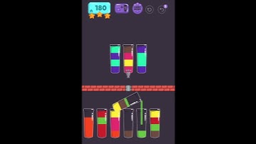 Cups - Water Sort Puzzle Level 180 ⭐️⭐️⭐️