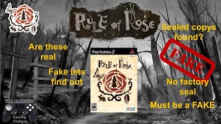 Rule of Rose FAKE sealed games let find out
