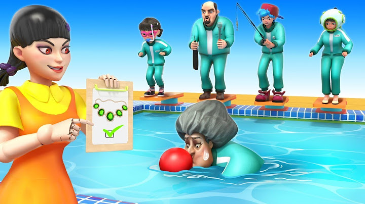 Scary Teacher 3D vs Squid Game | Bottom Pool Treasures: Diving To Find and Retrieve | VMAni Funny