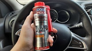 Итог после использования топливной присадки LIQUI MOLY Diesel Systempflеge