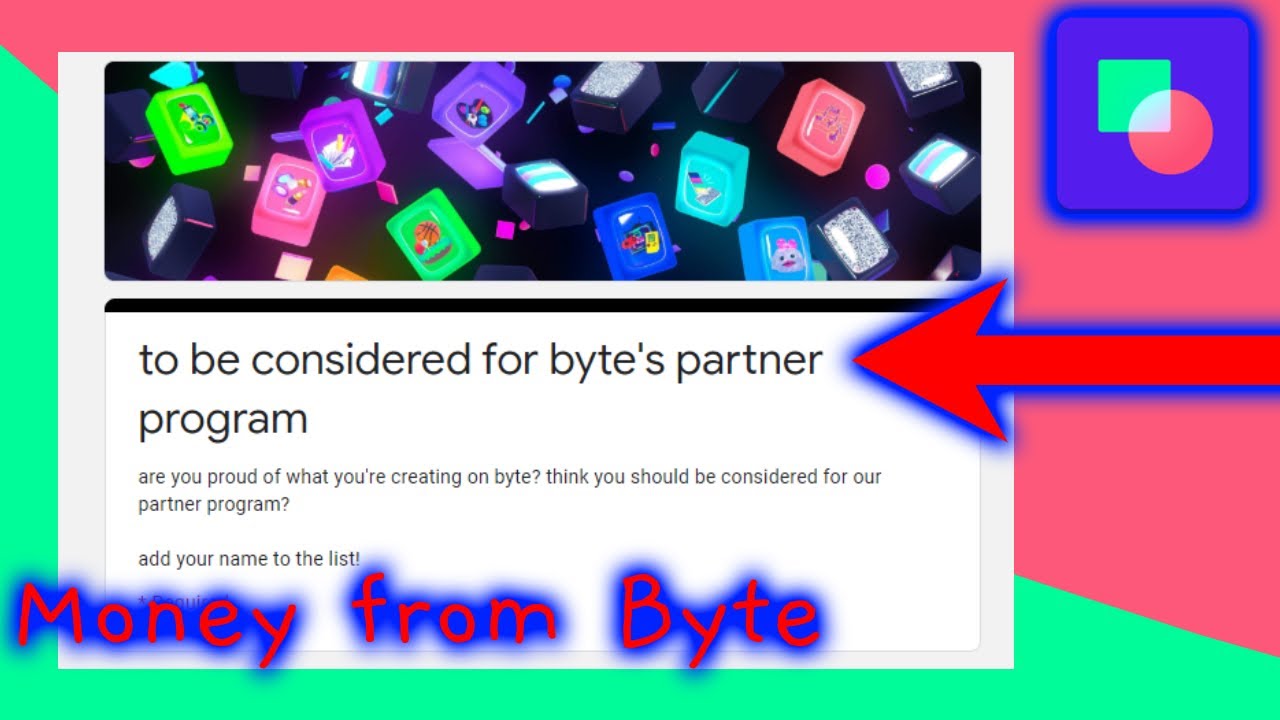 How to apply for Partner Program on BYTE! (Monetize your videos)